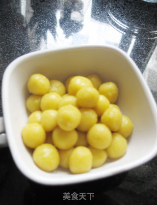 Milk Sweet-scented Osmanthus Pumpkin Balls---the Sweetness of Autumn recipe