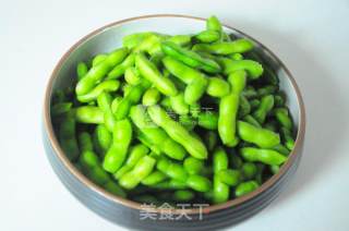 Summer Refreshing Boiled Edamame recipe