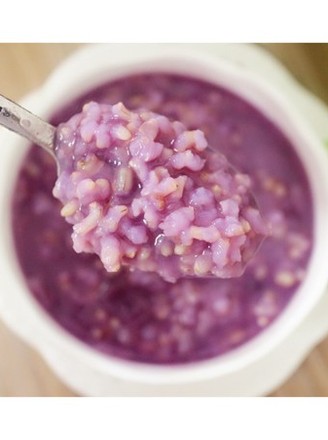 Purple Potato and Brown Rice Congee recipe