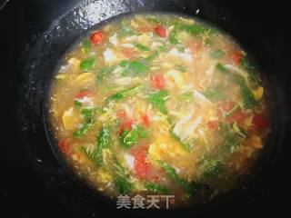 Garden Radish Egg Drop Soup recipe