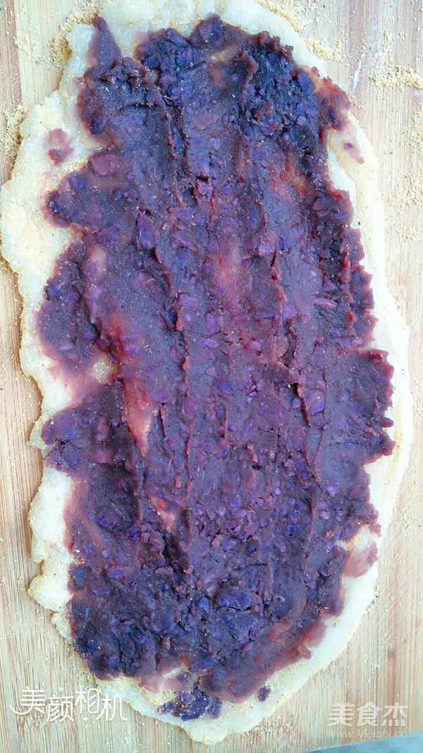 Purple Potato Stuffed Donkey Rolling recipe