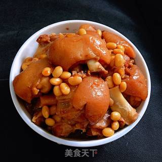 Braised Pork Knuckle with Soy Beans recipe