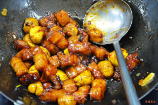 Braised Pork with Secret Orchid and Chestnut recipe