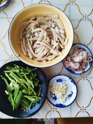 Stir-fried King Pleurotus recipe