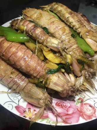 Stir-fried Mantis Shrimp (pipi Shrimp)