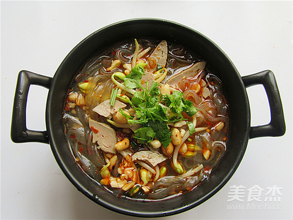 Duck Liver Hot and Sour Noodles recipe
