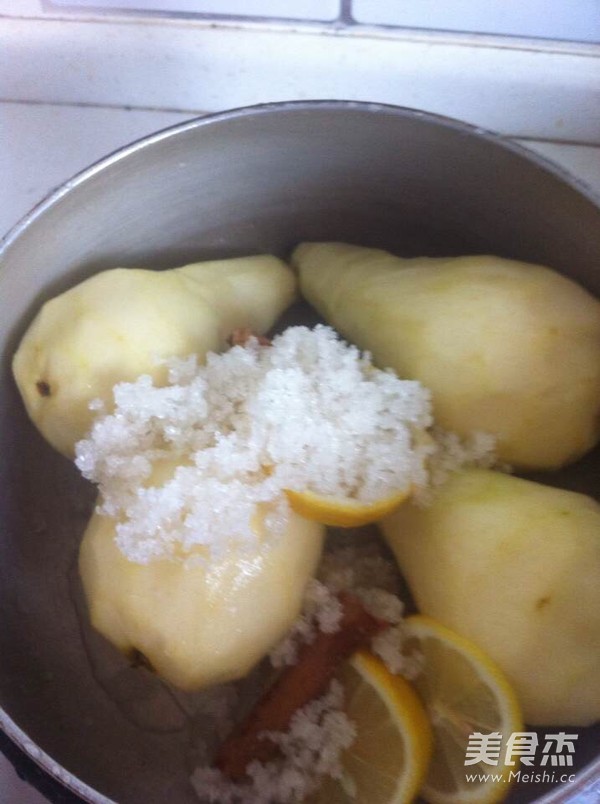 Pear Stew in Red Wine recipe