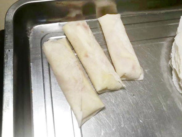 Leek Spring Rolls recipe