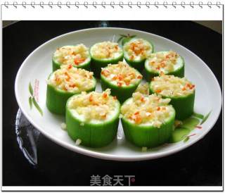 Steamed Loofah with Garlic recipe