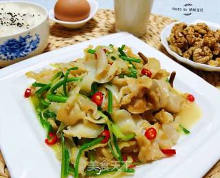 Scallion Fried Conch Slices#家乡味# recipe