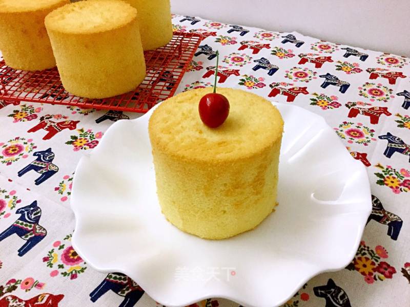 #aca烤明星大赛#cute Mini Four-inch Chiffon Cake recipe