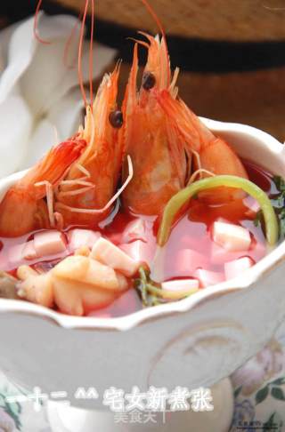 Cuttlefish and Prawn Tofu Soup recipe