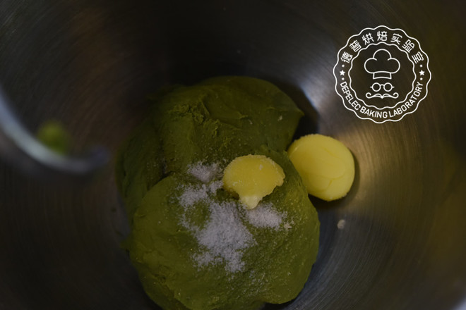 European Matcha Red Bean Bread recipe