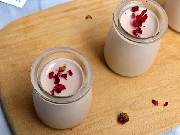 Rose Cream Pudding recipe