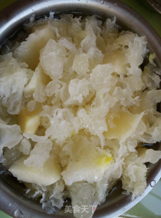 Winter Denoising Holy Product-white Fungus Stewed with Rock Sugar and Sydney recipe