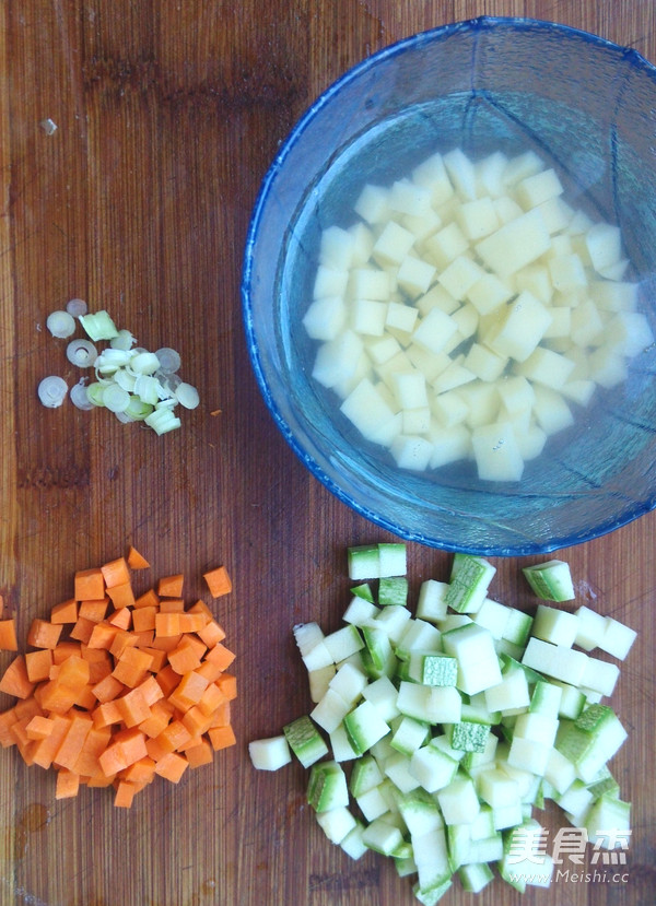 Homemade Colorful Seafood Soup recipe