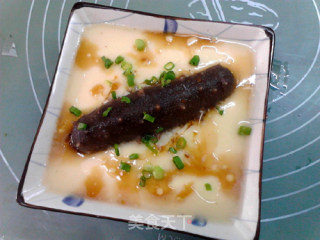 Sea Cucumber Steamed Custard recipe