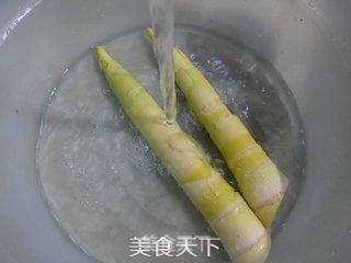 Boiled Double Bamboo Shoots with Bacon recipe