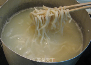 Chicken Wing Mushroom Soup Hand Rolled Noodles recipe