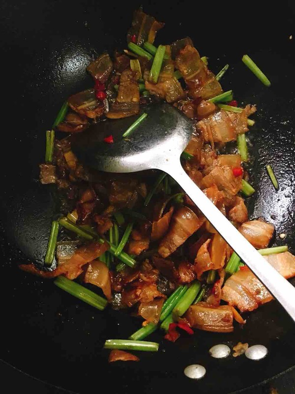 Celery Stir-fried Bacon recipe