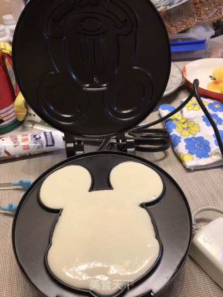 "lazy Meal" Mickey Waffles recipe