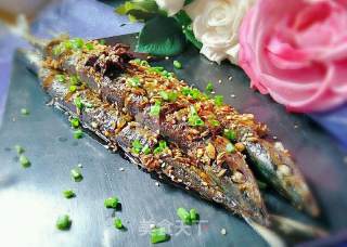Fried and Braised Saury recipe