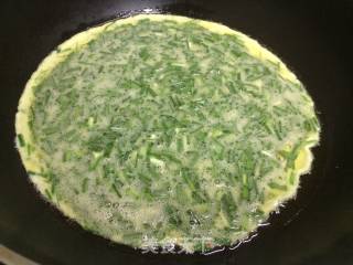 Wild Onion Egg Pancake recipe