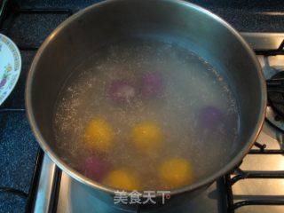 Three-color Glutinous Rice Balls recipe