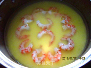 Shrimp Steamed Egg recipe