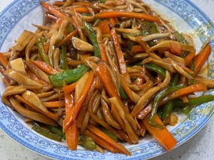 10 Minutes Fast Hand Vegetable Oyster Sauce Eryngii Mushroom recipe