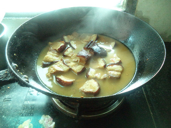 Braised Dongpo Pork with Oily Tofu recipe