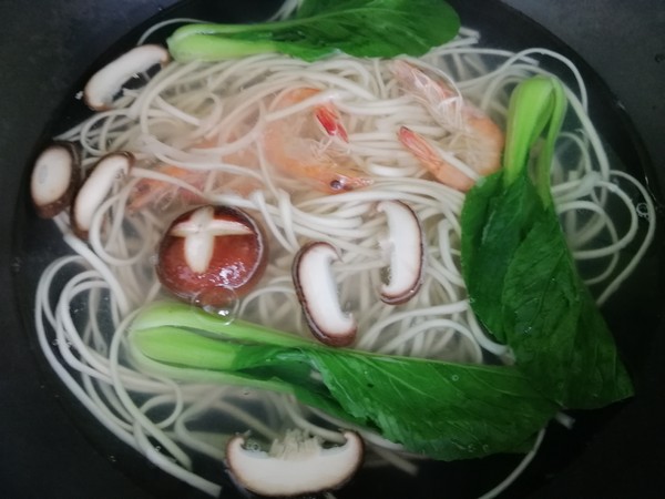Shrimp Clear Noodle Soup recipe