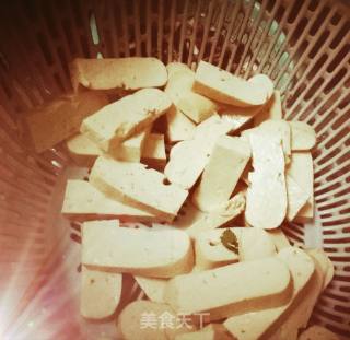Braised Bean Curd with Mushrooms recipe
