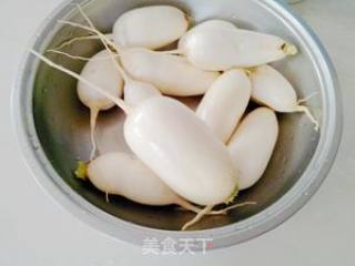 Sweet and Sour Radish Cubes recipe