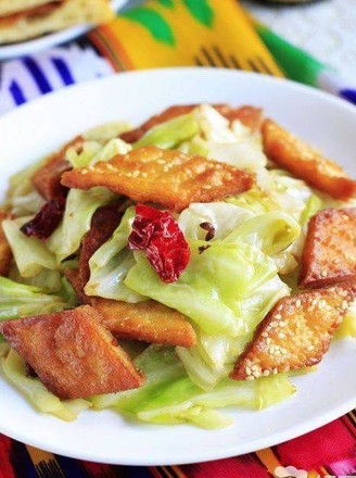 Stir-fried Naan with Cabbage