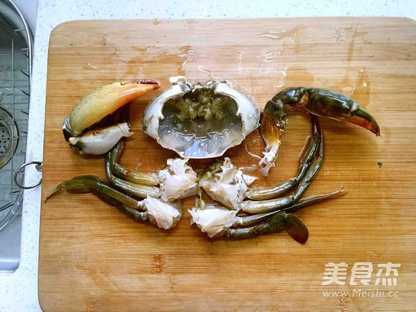 Stewed Mud Crab with Wine recipe