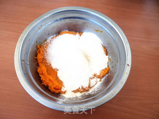 Pumpkin Double Potato Mochi recipe