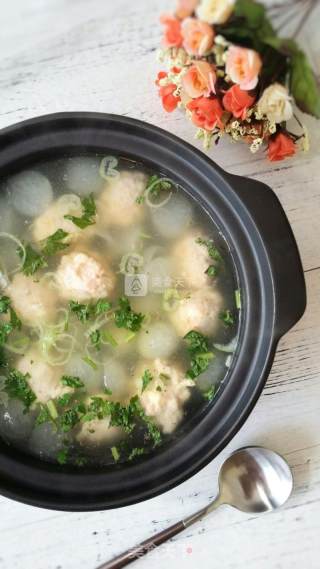 Winter Melon Meatball Soup recipe