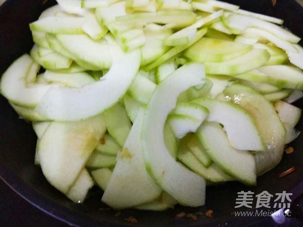 Vegetarian Fried Horned Melon recipe