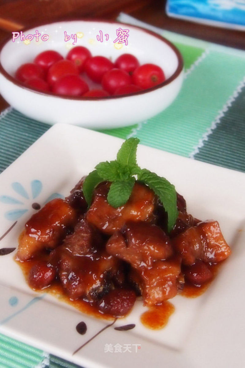 Pork Ribs with Sour Plum Sauce recipe