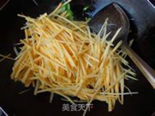 Vinegar Sweet Potato Shreds recipe