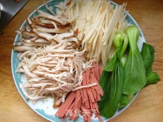 【su Cai】—boiled Dried Shreds recipe