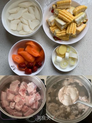 Corn Pork Ribs Soup recipe