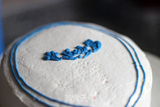 #四session Baking Contest and It's Love to Eat Festival#hand-painted Cheongsam Blue and White Porcelain Cake recipe