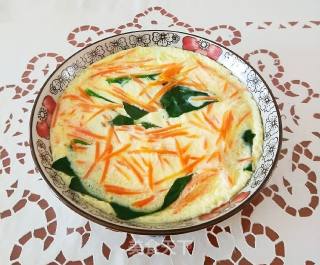 Vegetable Steamed Egg recipe