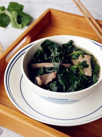 Wolfberry Leaf Pork Liver Lean Pork Soup recipe