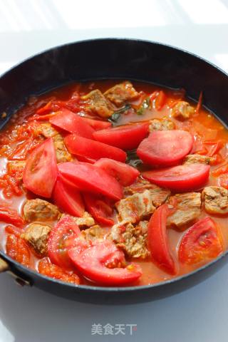 Tomato Beef Noodle recipe