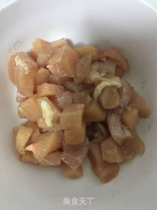 Chicken Black Pepper Pizza recipe