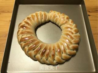 Christmas Wreath Bread recipe