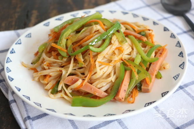 Fried Noodles with Spicy Sauce recipe